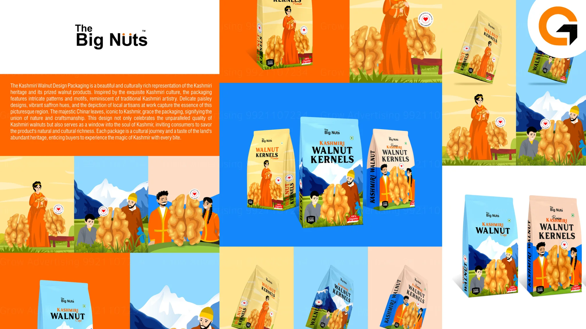 The Big Nuts branding project